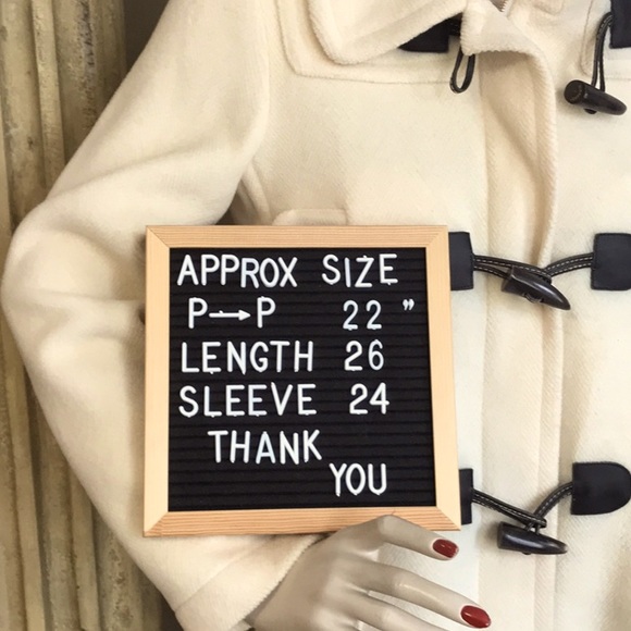 BURBERRY 100% PURE WOOL JACKET WITH 2-WAY ZIPPER, GUC - Picture 6 of 14